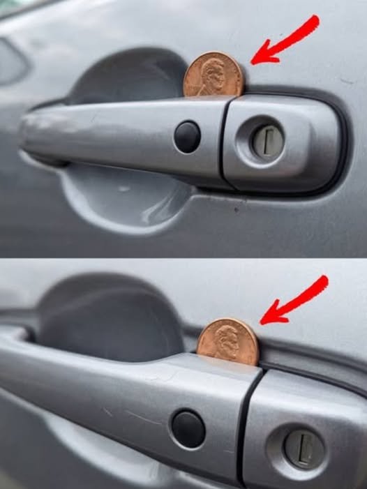Read more about the article If You See a Penny in Your Car Door Handle—Here’s What It Really Means (And What to Do)